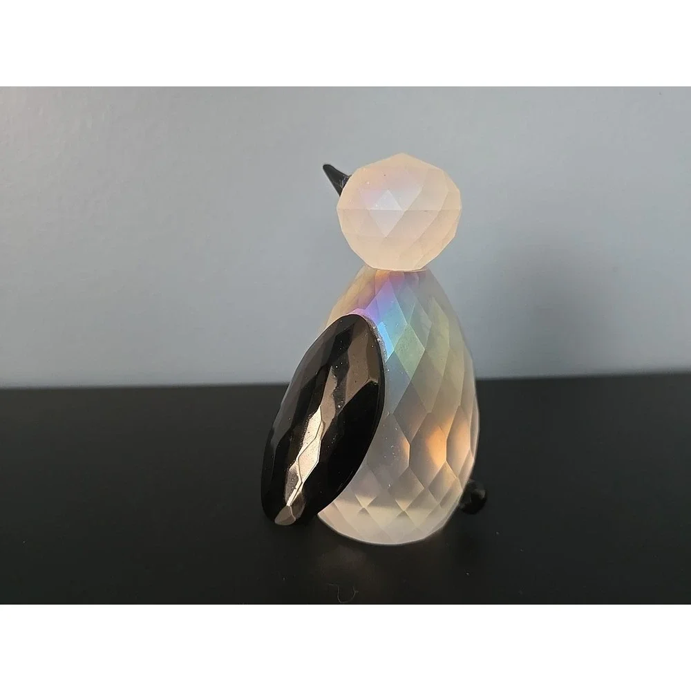 Simon Designs‎ Crystal Frosted Winter Penguin Paperweight Figurine 4